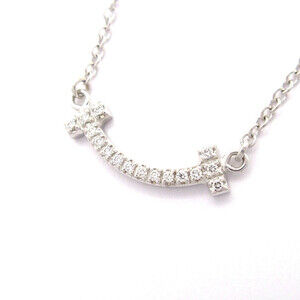 Tiffany&Co. T Smile Pendant Mini 18K #306902T20B